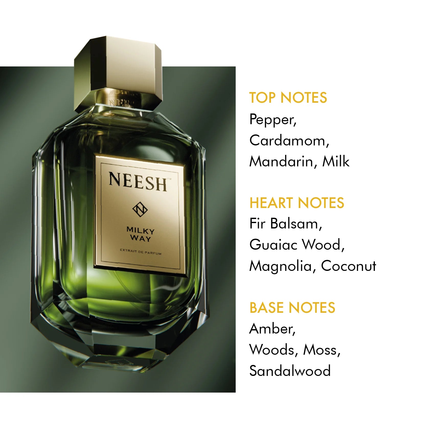 NEESH Milky Way Perfume Extrait de Parfum For Men 100ml